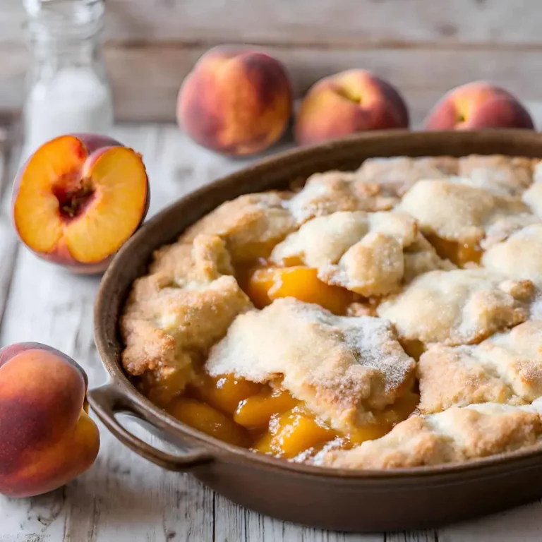 Old Time Oven Peach Cobbler