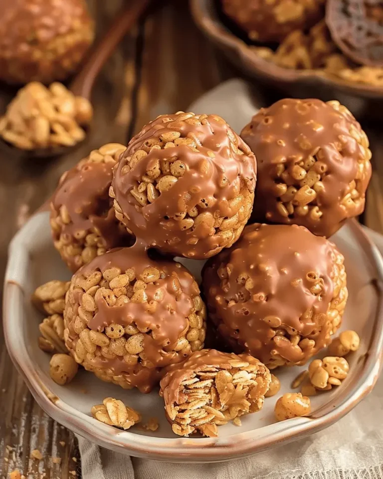 Rice Krispie Peanut Butter Balls