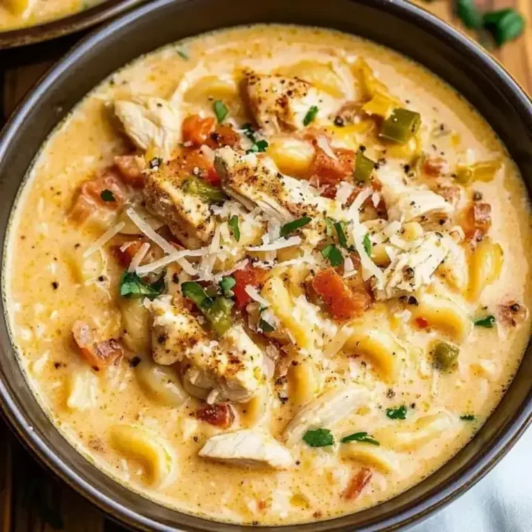 Creamy Cajun Chicken Pasta Soup