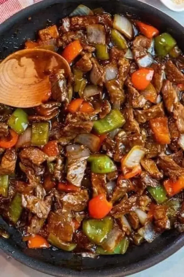 Chinese Pepper Steak with Onions