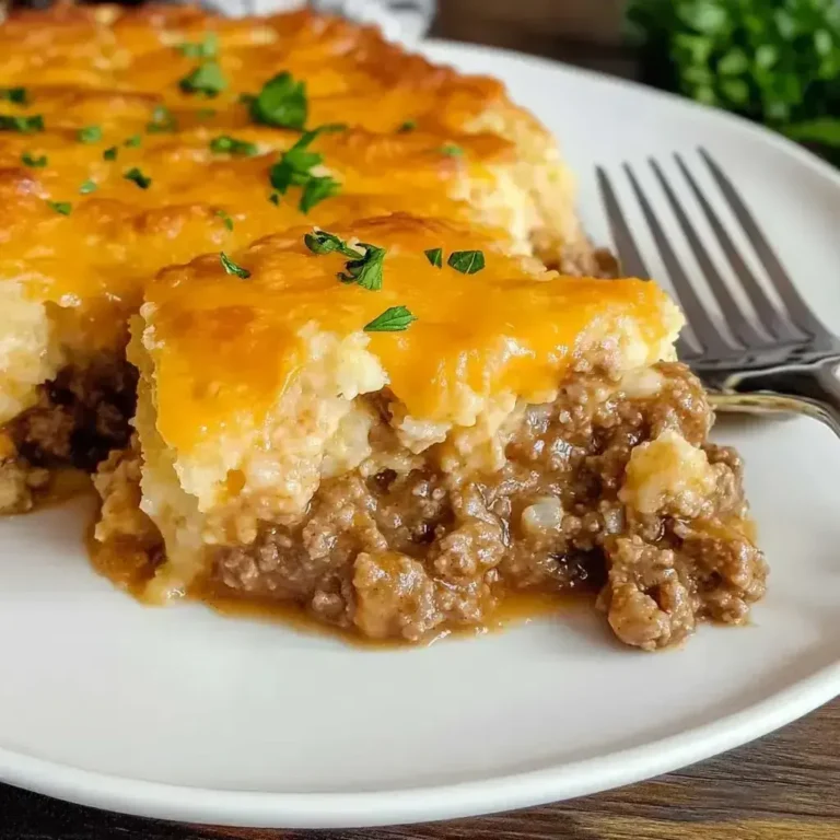 Cheddar Bay Ground Beef Cobbler