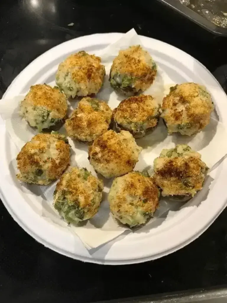 CRAB STUFFED MUSHROOMS