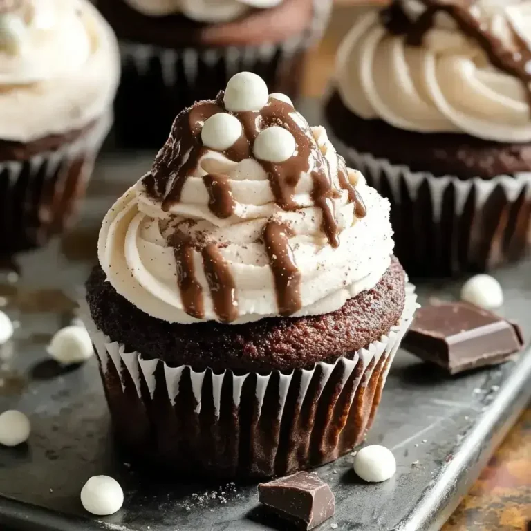 Hot Chocolate Cupcakes