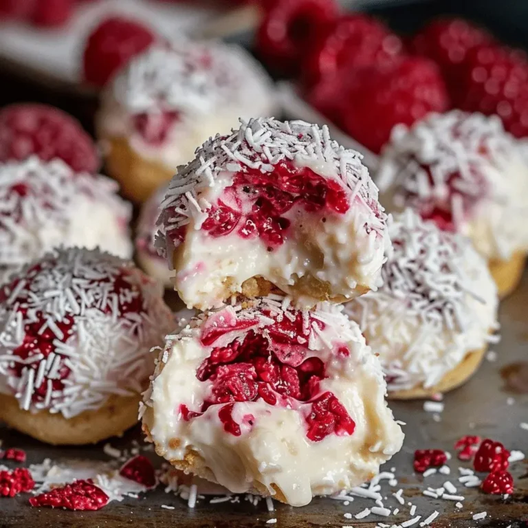 Raspberry Cream Cheese Bites