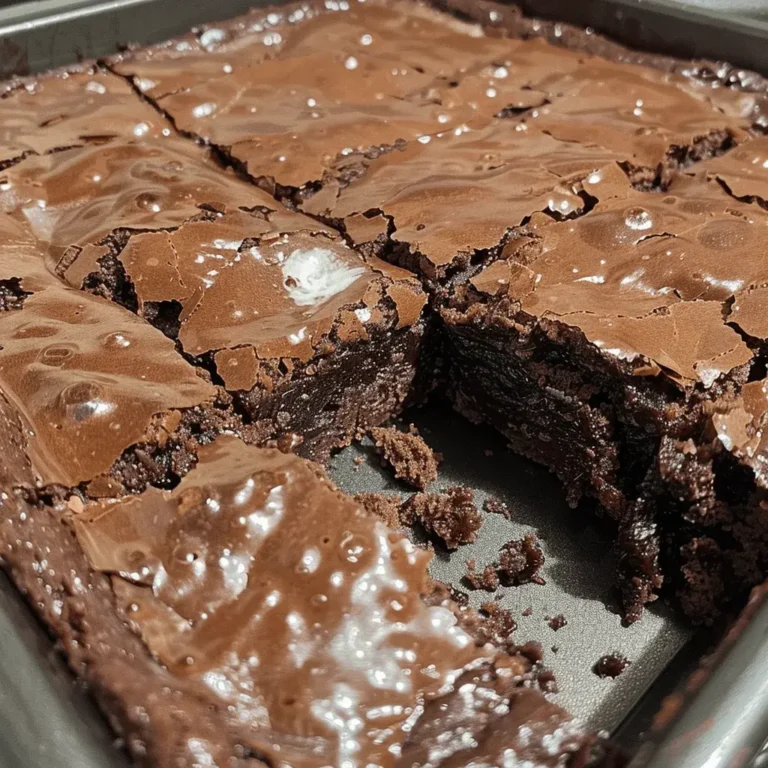 Ultimate Fudgy Chewy Chocolate Brownies Recipe