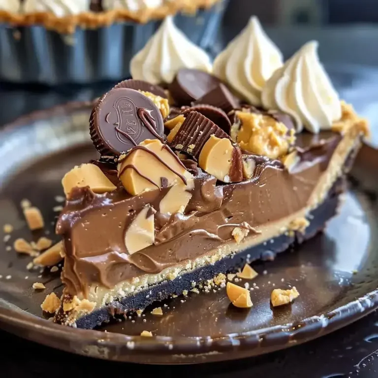 Giant Reese’s Peanut Butter Cup Pie