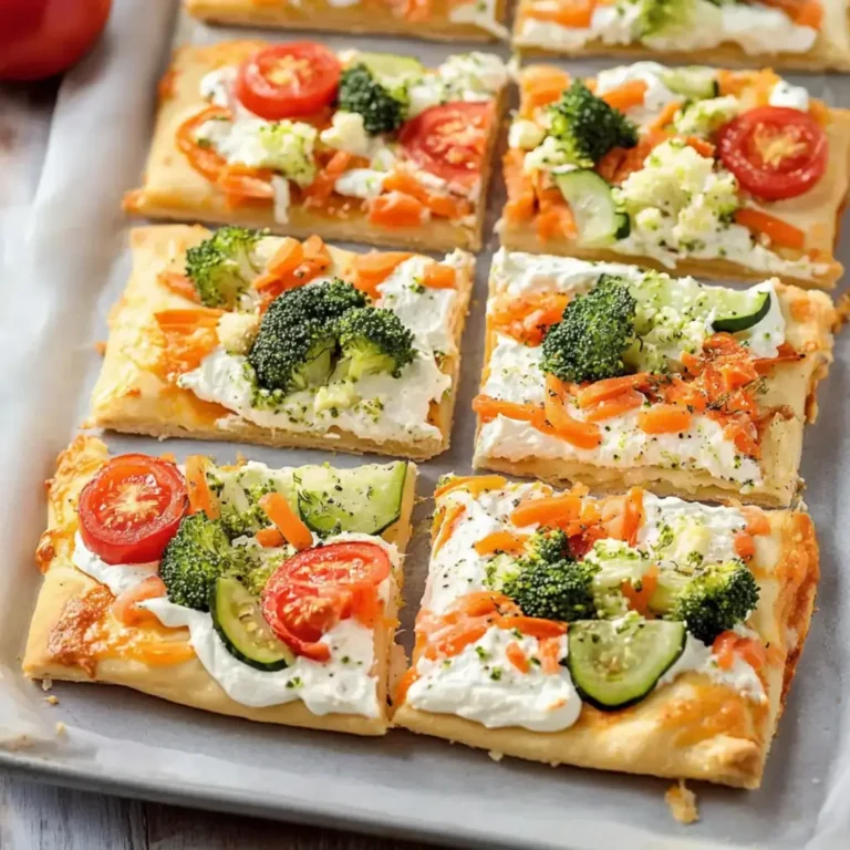 Easy Fresh Veggie Pizza