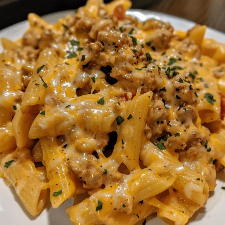 CHEESY TACO CREAM CHEESE PASTA