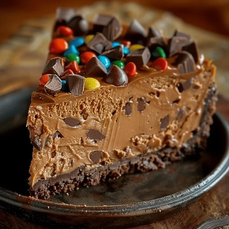 Candy-Studded Chocolate Cheesecake