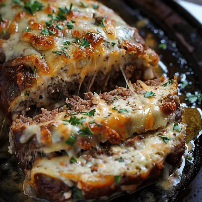 Philly Cheesesteak Meatloaf