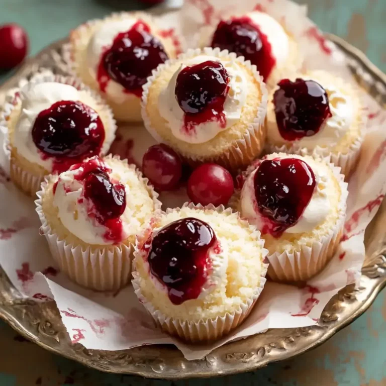 Cherry Cheesecake Cupcakes