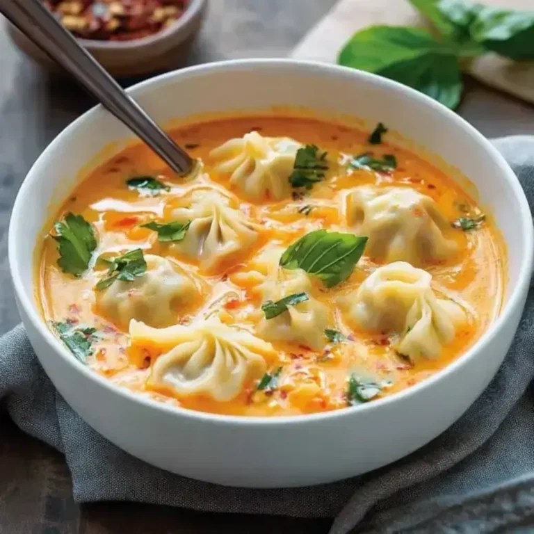 Thai Curry Dumpling Soup