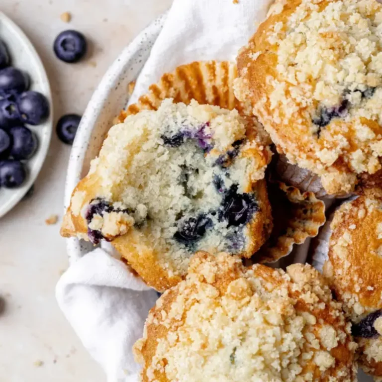 Bakery Style Blueberry Muffins