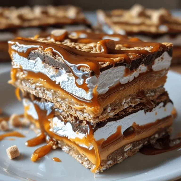 Caramel S’mores Bars