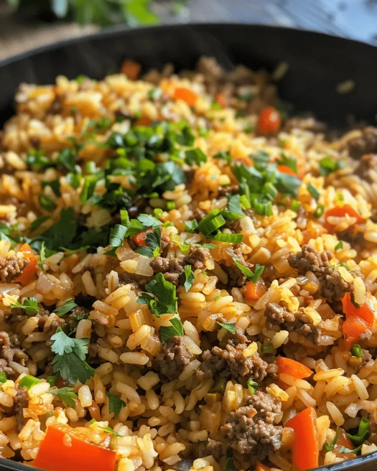 Ground Beef Dirty Rice