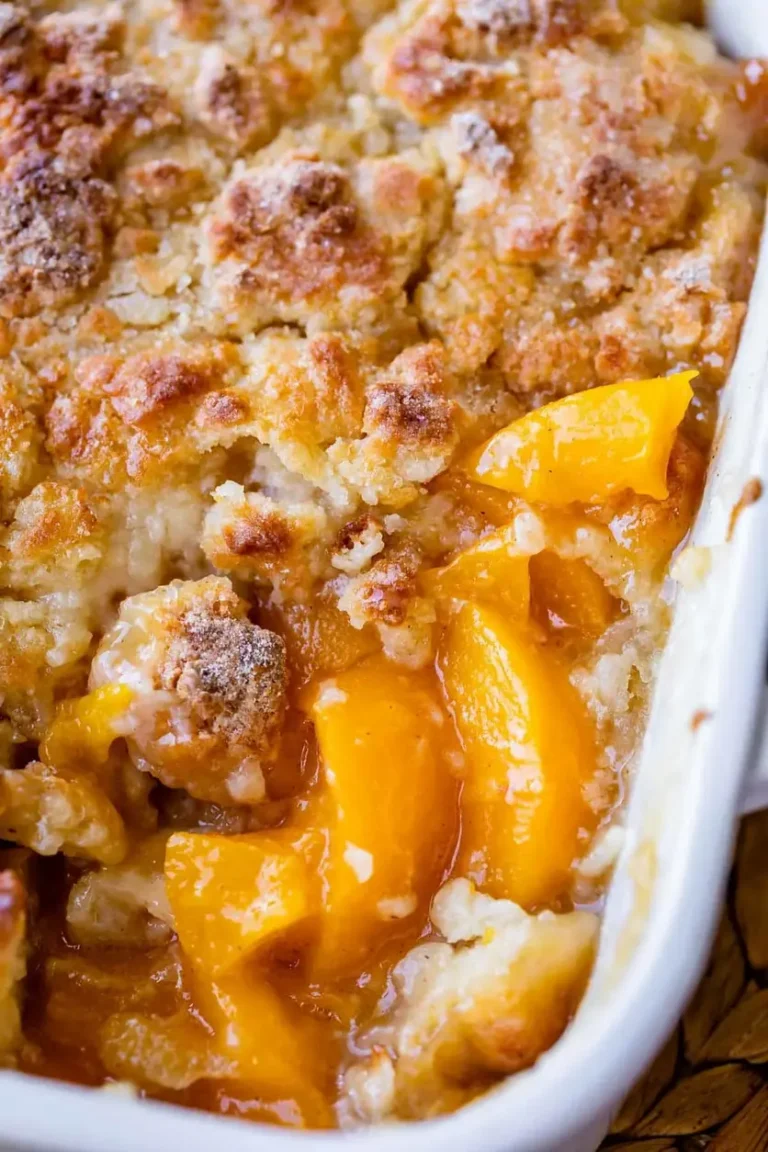 Homemade Peach Cobbler