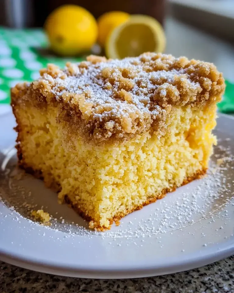 Lemon Crumb Coffee Cake