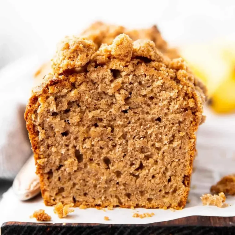 Whole Wheat Cinnamon Crunch Banana Bread Recipe