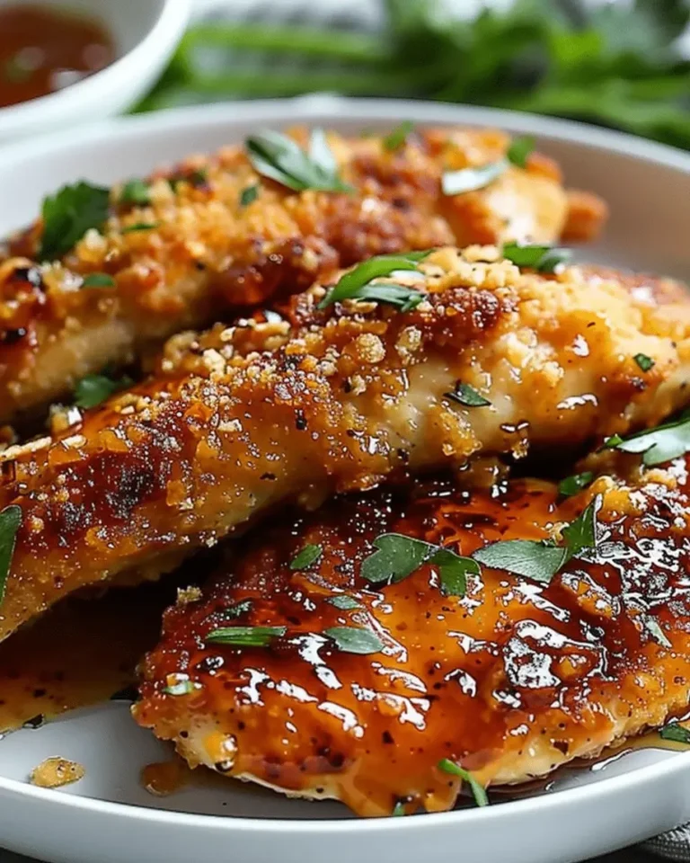 Double Crunch Honey Garlic Chicken Breasts