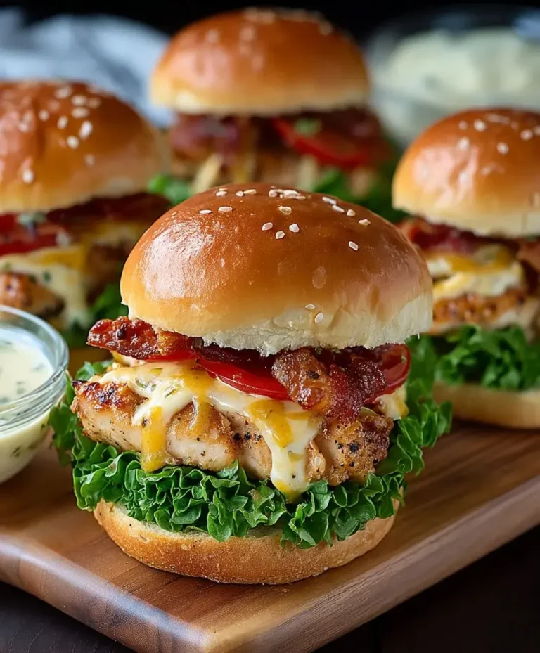 Honey Mustard BLT Chicken Sliders: Mini Delight