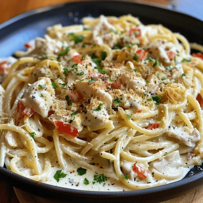 Creamy Chicken Spaghetti