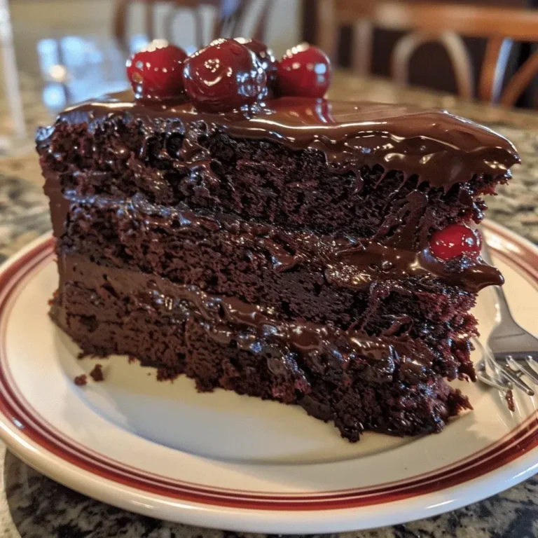 Chocolate Cherry Dr Pepper Cake