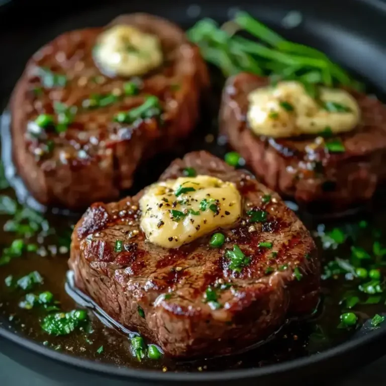 Pan Seared Steak with Garlic Butter