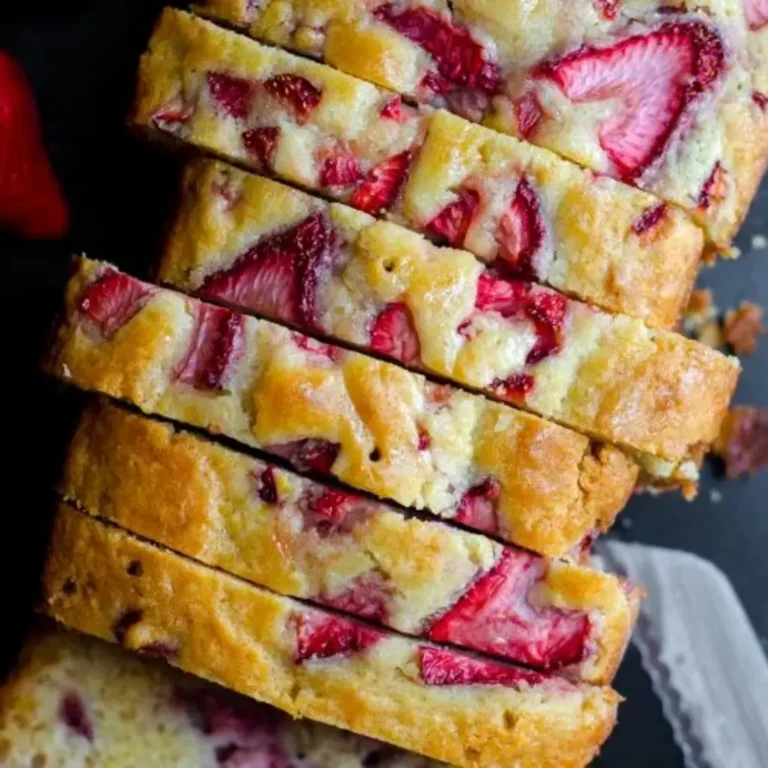 Strawberry Lemonade Quick Bread
