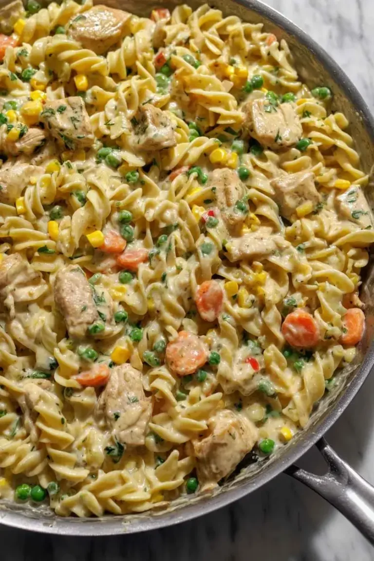 Classic Chicken Pot Pie Pasta