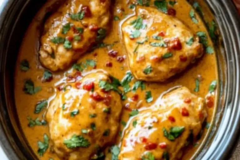 Crockpot Thai Peanut Chicken