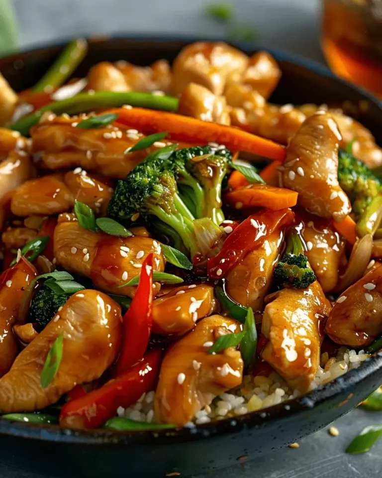 Honey Garlic Chicken Stir Fry