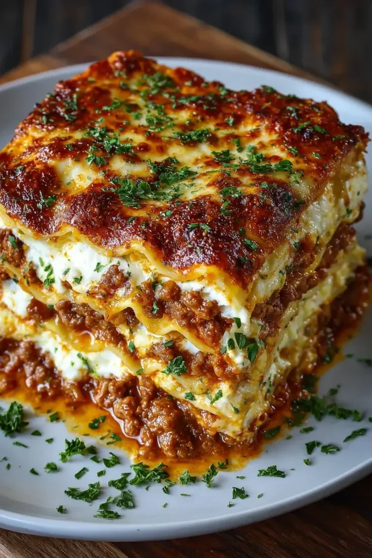 Ultimate Million Dollar Creamy Beef Lasagna