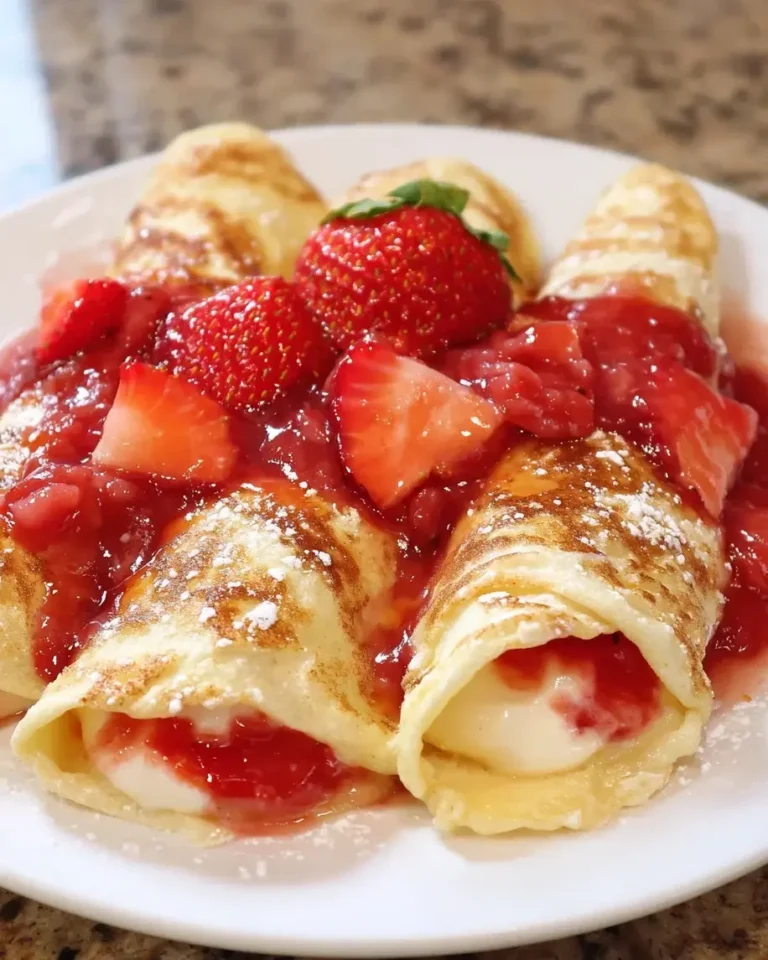 Strawberry Pie Enchiladas