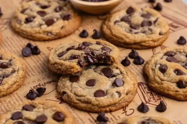 Brown Butter Sourdough Discard Chocolate Chip Cookies
