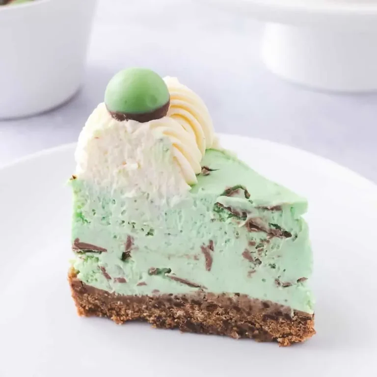 No Bake Mint Aero Cheesecake