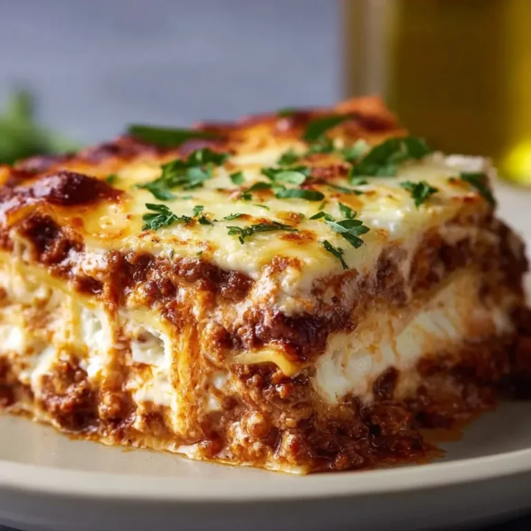 The Best Lasagna Recipe with Ricotta | Easy Homemade Lasagna with Beef