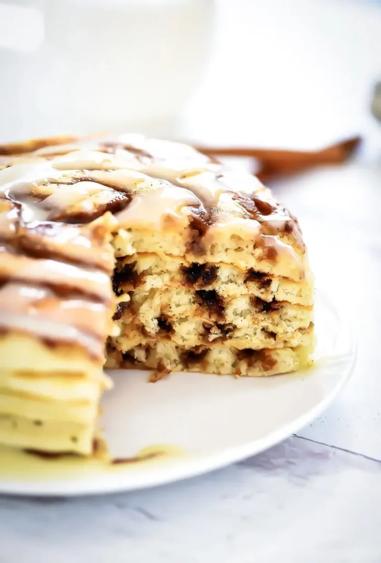 Cinnamon Roll Pancakes