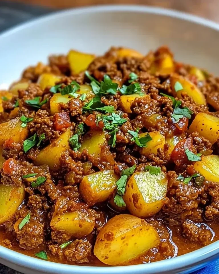 Aloo Keema Ground Meat with Potatoes – Crisp Tastes
