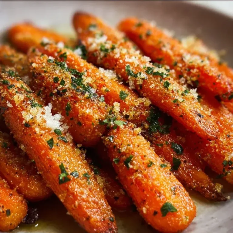 Parmesan Garlic Roasted Carrots: Healthy Side Dish for Family Dinners & Holidays