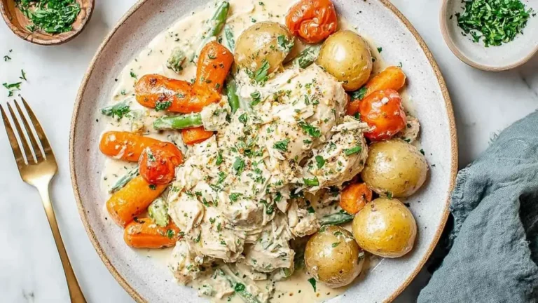 Ranch Chicken Veggies | Slow Cooker Comfort Meal