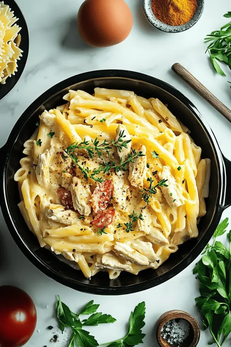 Crock Pot Creamy Cajun Chicken Pasta