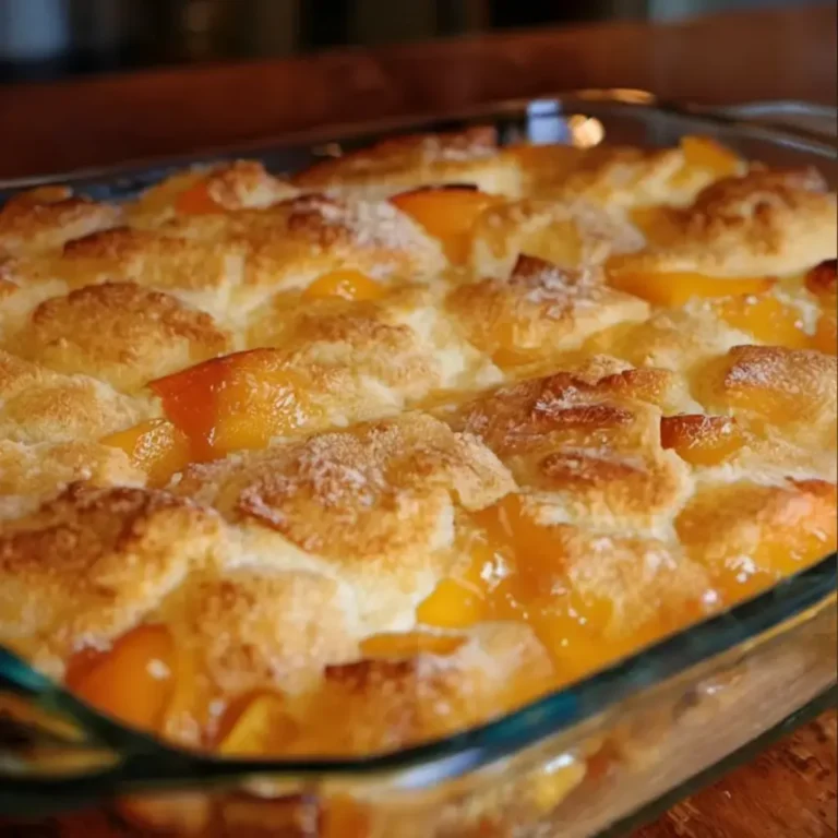 Old-Fashioned Oven-Baked Peach Cobbler