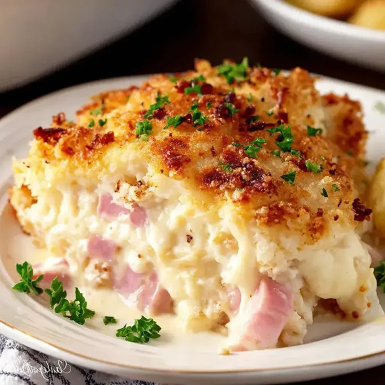 BEST CHICKEN CORDON BLEU CASSEROLE