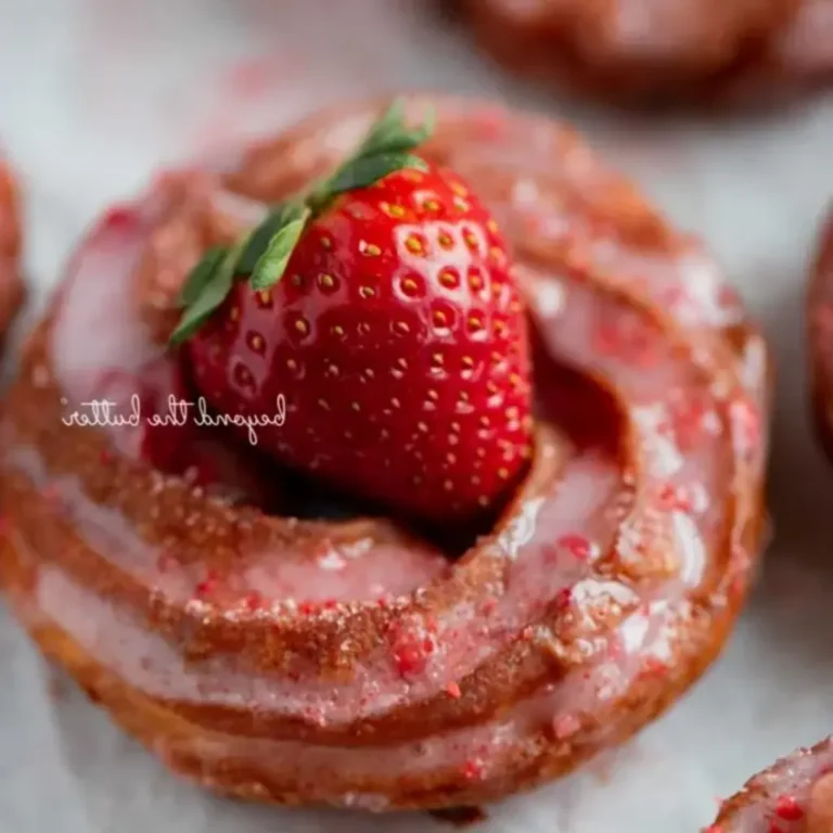 Strawberry Glazed French Crullers – Beyond the Butter