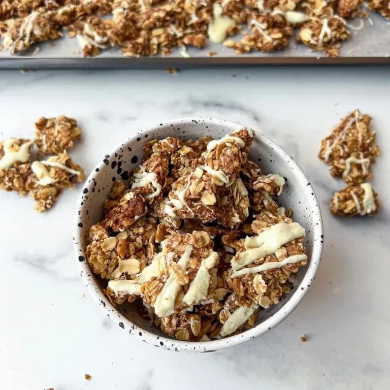 Easy To Make: Cinnamon Roll Granola Clusters (Vegan)