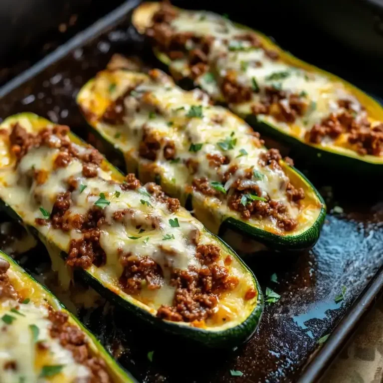 Easy Ground Beef Zucchini Boats (35-Minutes)