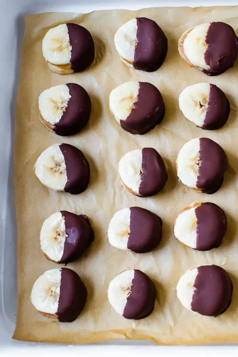 Chocolate Peanut Butter Banana Bites