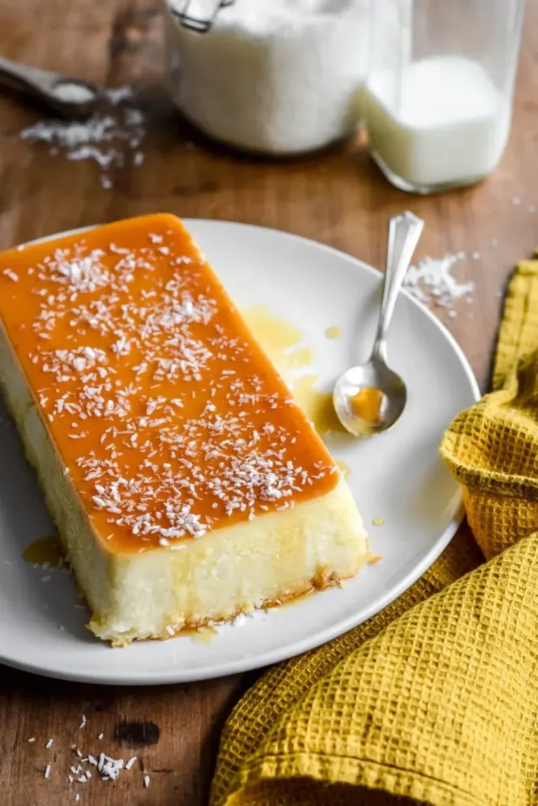 French Antilles Coconut Flan (Flan Coco)