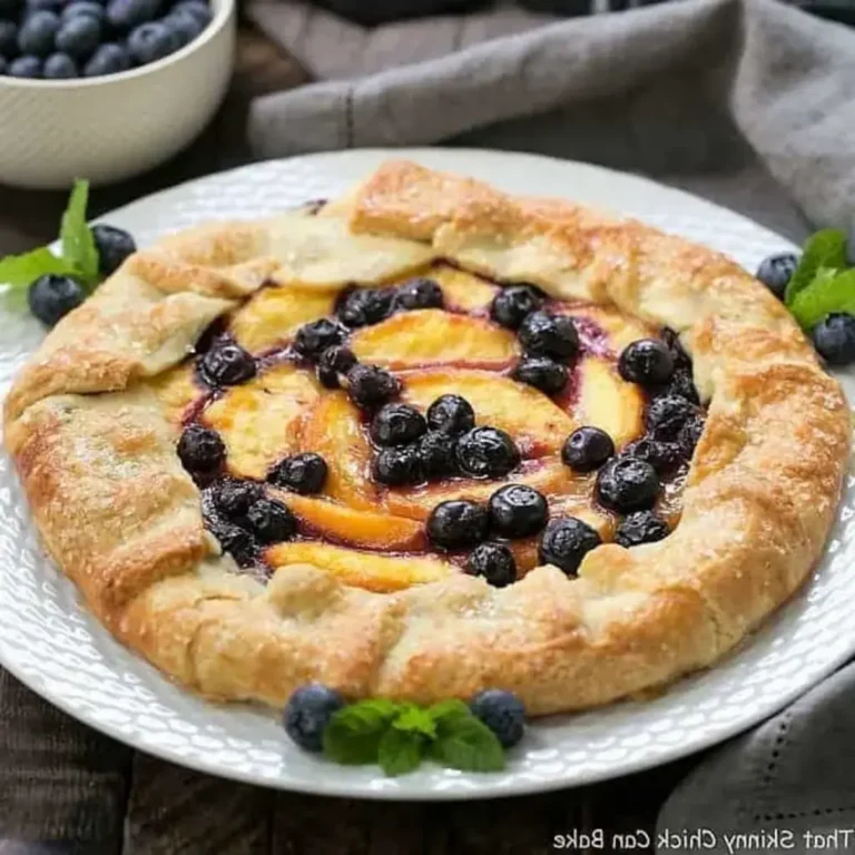 Peach Blueberry Galette