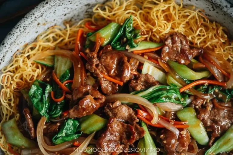 Beef Pan-Fried Noodles